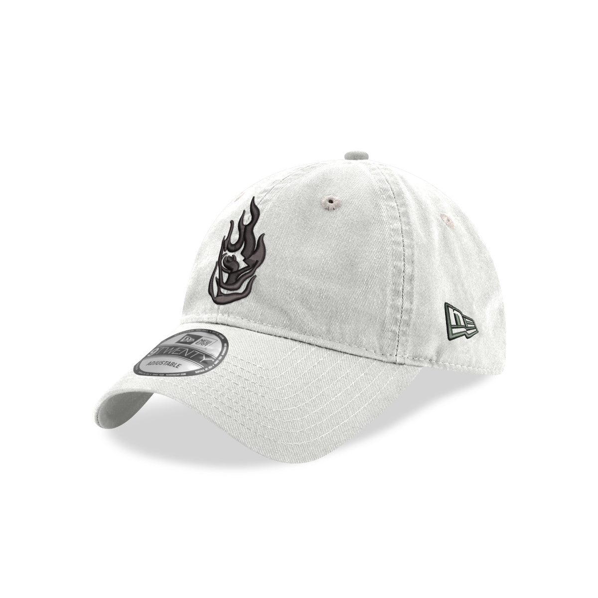 Fire Logo White 9TWENTY Adjustable Cap