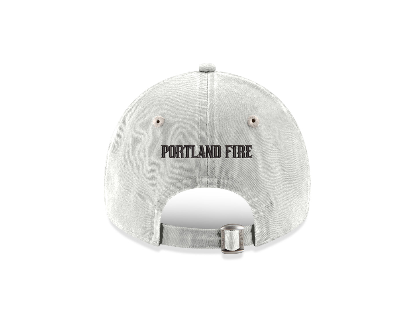 Fire Logo White 9TWENTY Adjustable Cap w/ Wordmark