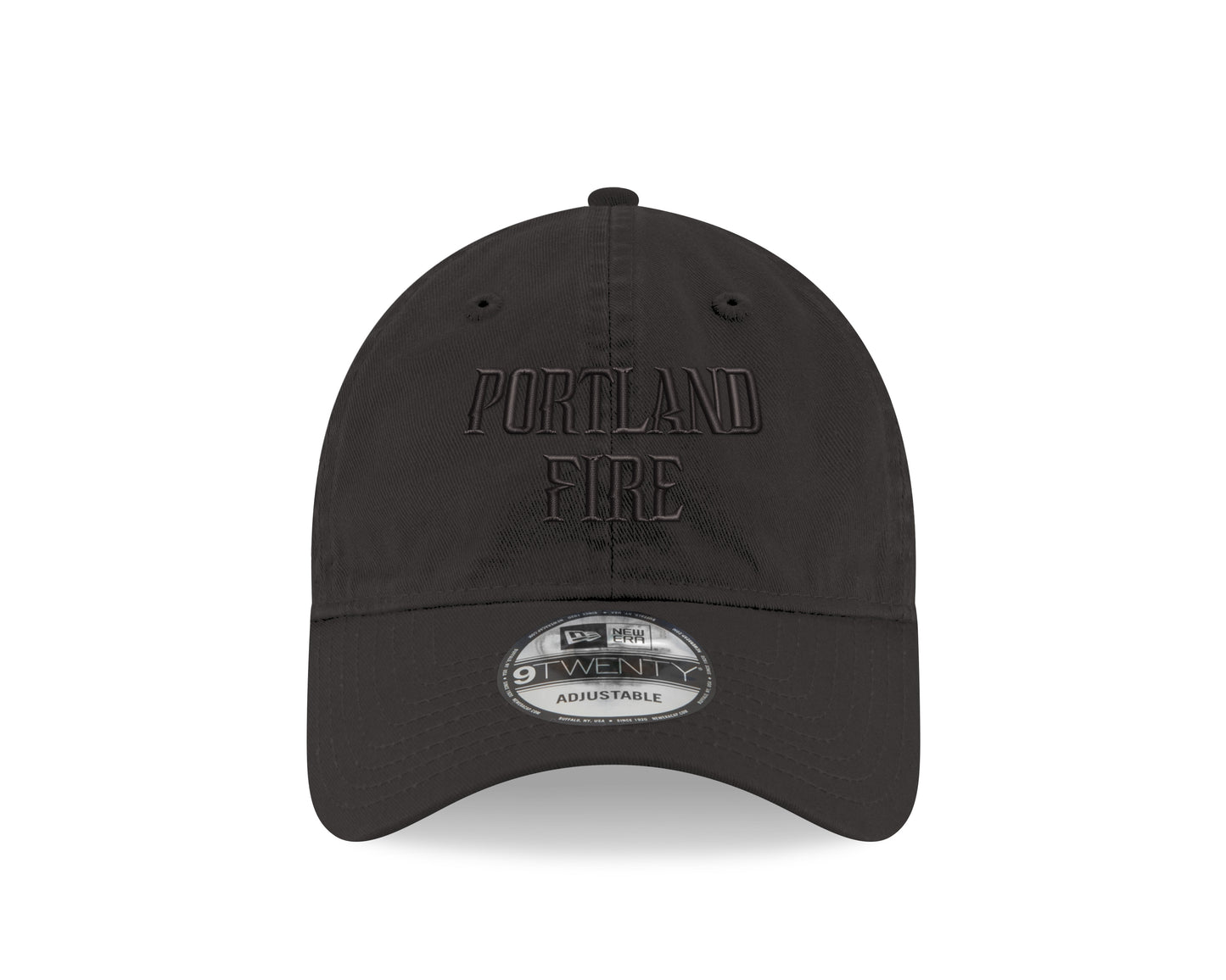 Portland Fire Black 9TWENTY Adjustable Cap