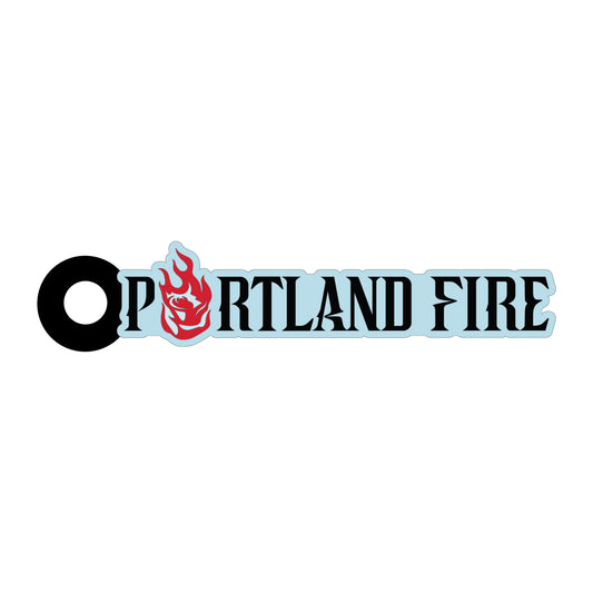 Portland Fire Signature 3D PVC Keychain