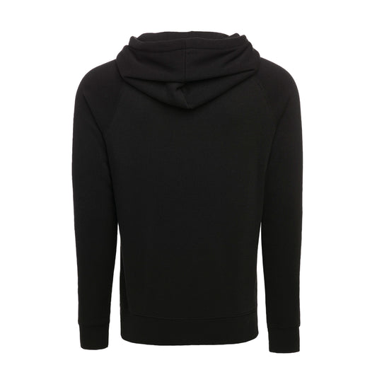 P Logo Black Unisex Fleece Hoodie