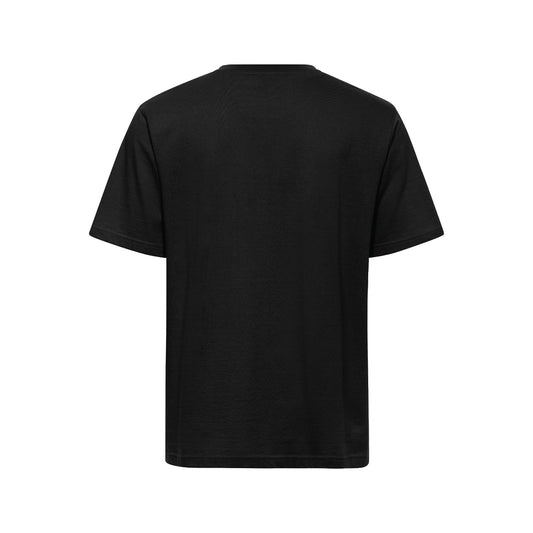 P Logo Black Unisex Short Sleeve Tee