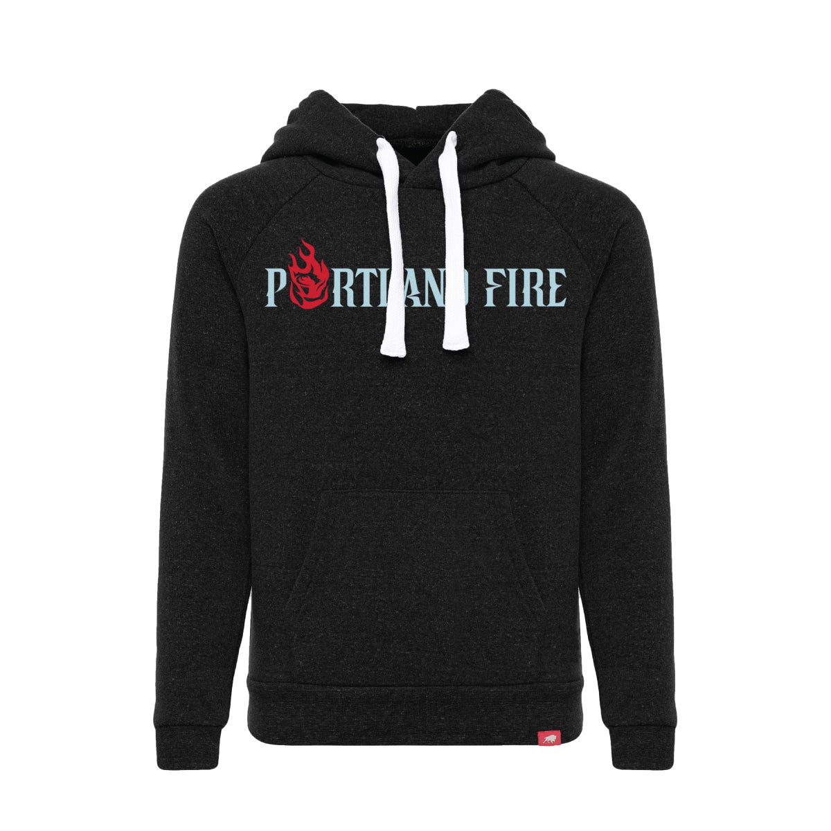 Portland Fire Black Youth Fleece Hoodie