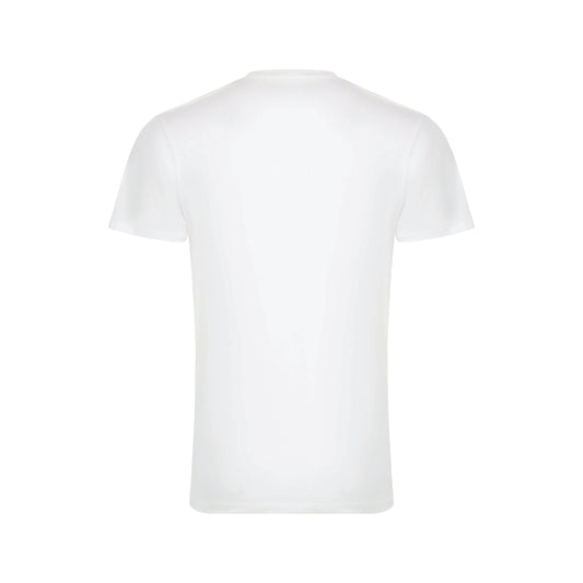 Fire Logo White Unisex Short Sleeve Tee