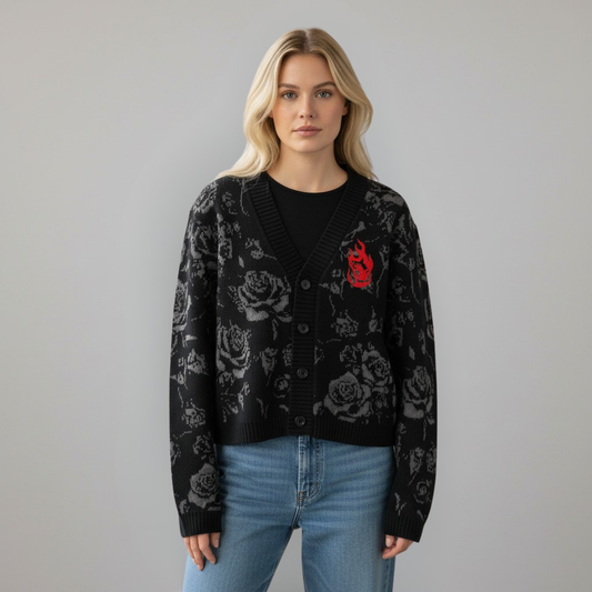 Portland Fire Rose City Cardigan