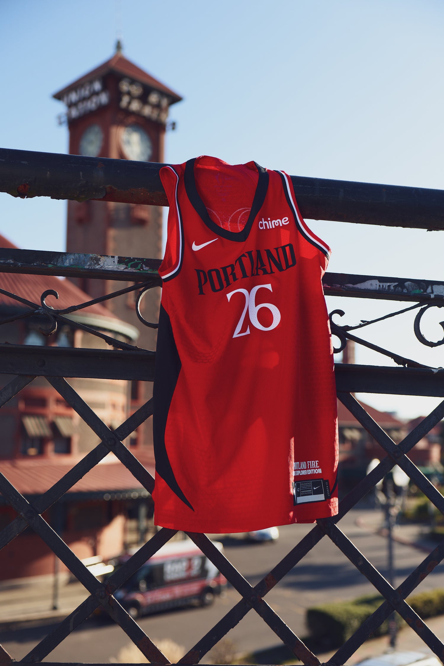 Fire Jersey Unveil Jenna StMartin Bridge