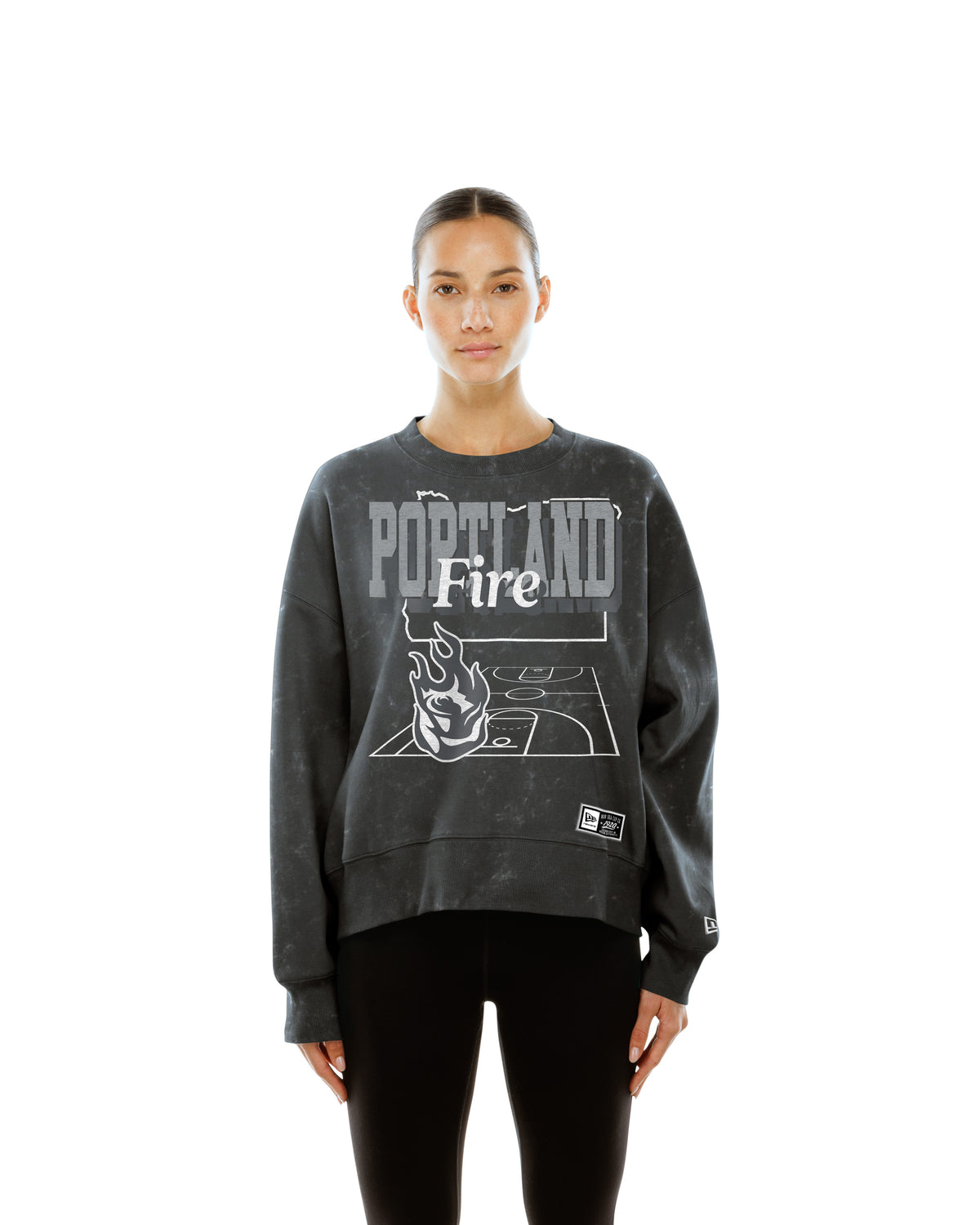Women's Portland Fire Vintage Varsity Crewneck