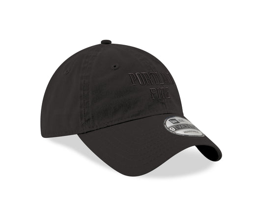 Portland Fire Black 9TWENTY Adjustable Cap