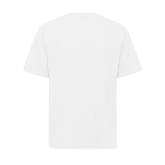 Fire Ombré Logo White Unisex Short Sleeve Tee