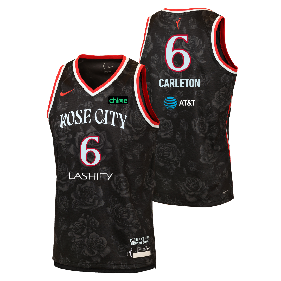 Bridget Carleton Portland Fire Rebel Jersey