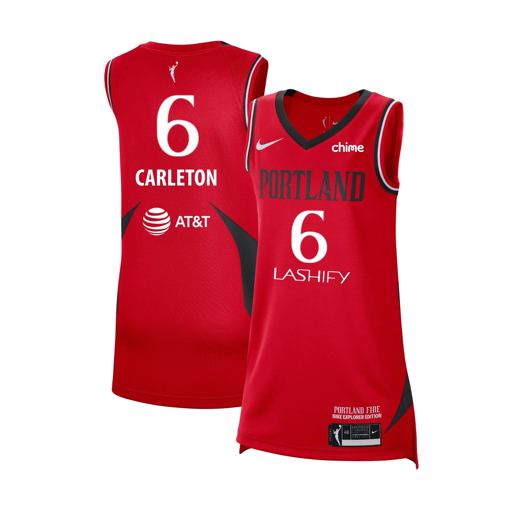 Bridget Carleton Portland Fire Explorer Jersey