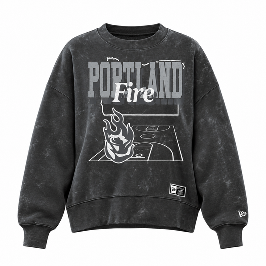 Women's Portland Fire Vintage Varsity Crewneck