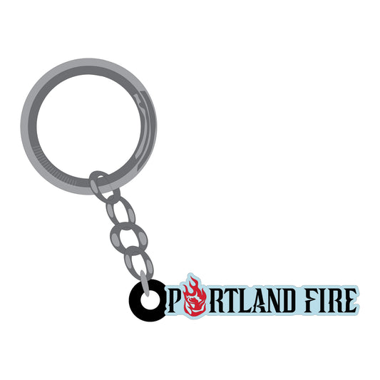 Portland Fire Signature 3D PVC Keychain