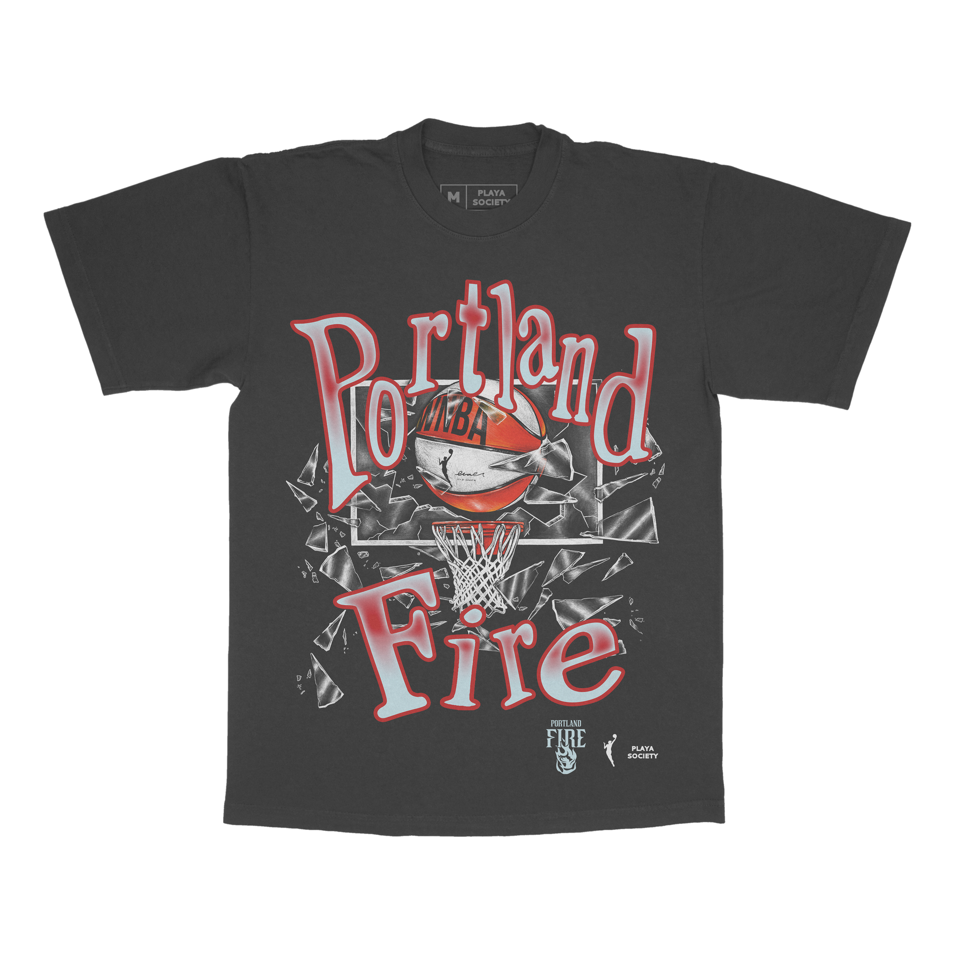 Portland Fire Shattered Glass Unisex Tee